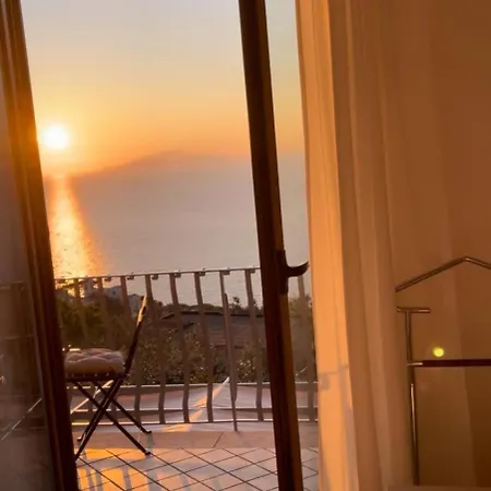 The Phoenix - Modern Breathtaking Sea View With 2 Terraces, 2 Balconies, Small Private Garden And Private Parking Holiday home Massa Lubrense