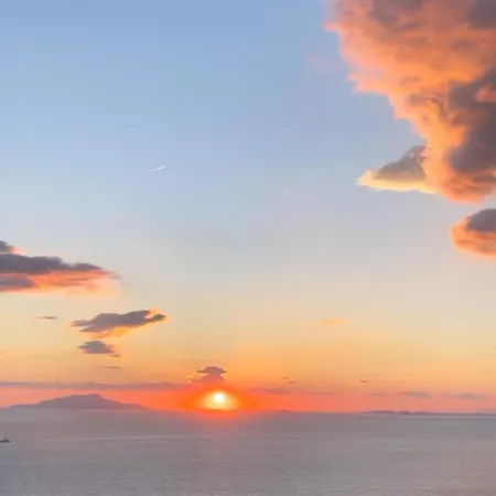 Breathtaking Sea View On Sorrento Coast With Sunset Terrace & Parking