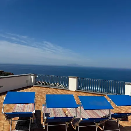 The Phoenix - Modern Breathtaking Sea View With 2 Terraces, 2 Balconies, Small Private Garden And Private Parking Holiday home Massa Lubrense
